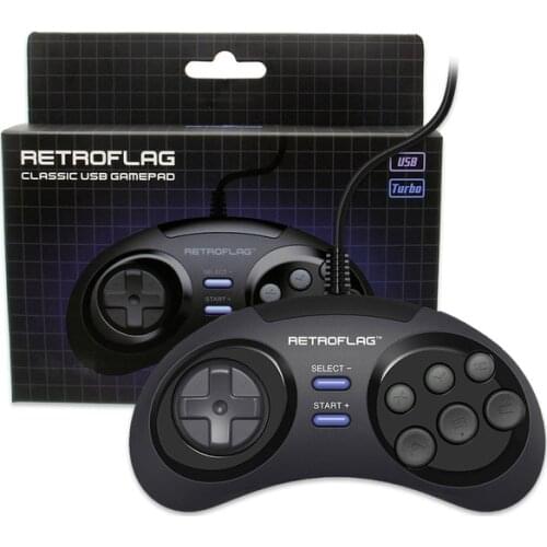 Retroflag MEGAPi/NESPi/SUPERPi Case/Retropie Classic USB Wired Gamepad Game Controller-M for PC/Switch/Rasbperry Pi 3ModelB+Plus