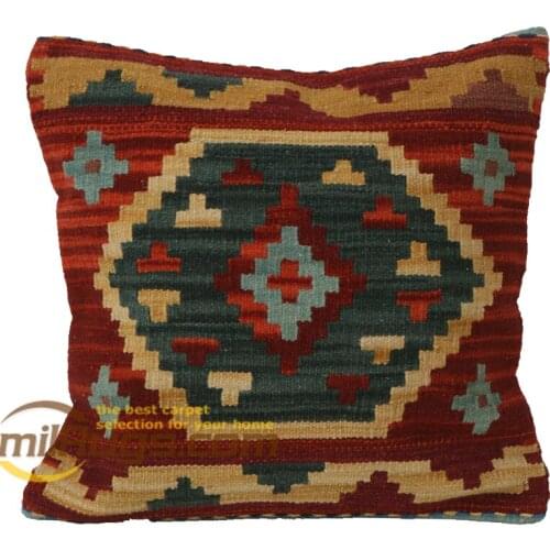 Luxury cushion cover Kilim Cover Handmade Hand Made Wool Chritma Decoration For Home Cae