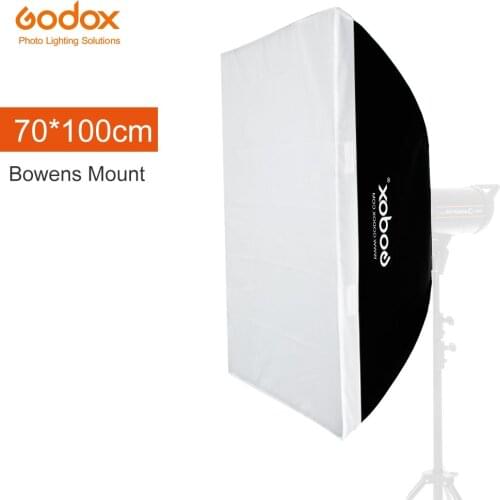 Godox 70 x 100cm 27.5"x 39" Speedlite Studio Strobe Flash Photo Reflective Softbox Soft Box Diffuser for Bowens Mount
