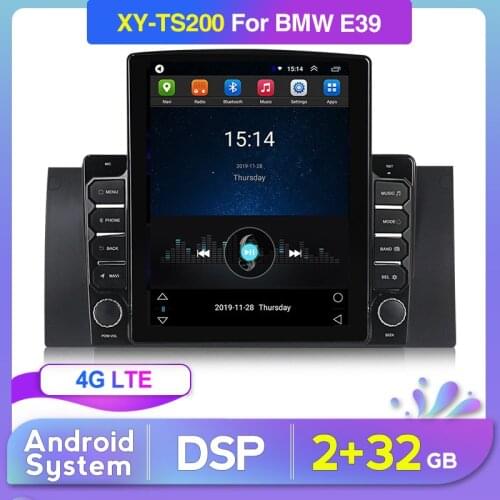 Tesla screen car radio for BMW 5 E39 E53 X5 1995-2001 2002 2003 2004 2005 2006 Android DSP WIFI BT SWC navigation car stereo