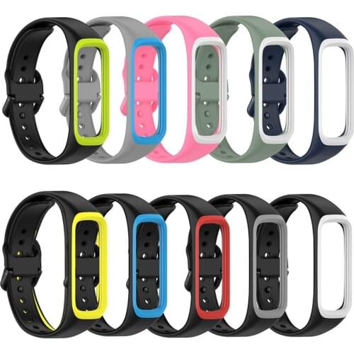 Comfortable Wrist Strap Soft Silicone Watch Strap Bracelet for Samsung Galaxy Fit 2 SM-R220 Smart Watch Accessories