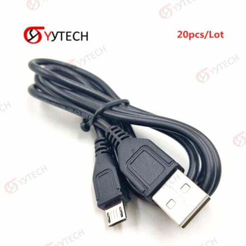 YYTECH 20pcs Micro-USB Charger Cable Power Supply Cord for PS3 PS4 Controller Charging