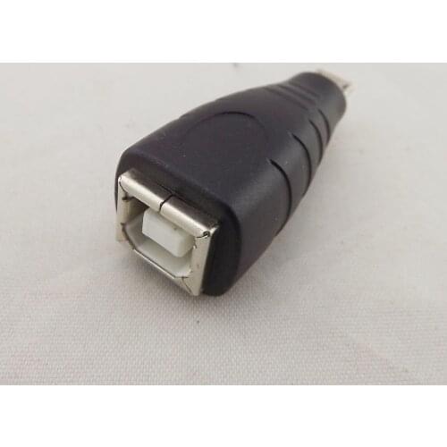 10pcs USB 2.0 Type B Printer Female To Micro USB 5 Pin Male Plug Adapter Convertor