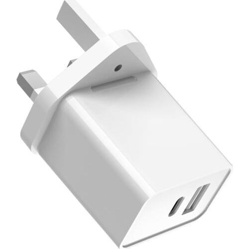 18W USB Type C Charger Adapter For iPhone 11 pro Xs Max X Xr 8 Plus PD Fast Charging Power Type-C UK Plug for Apple Charger