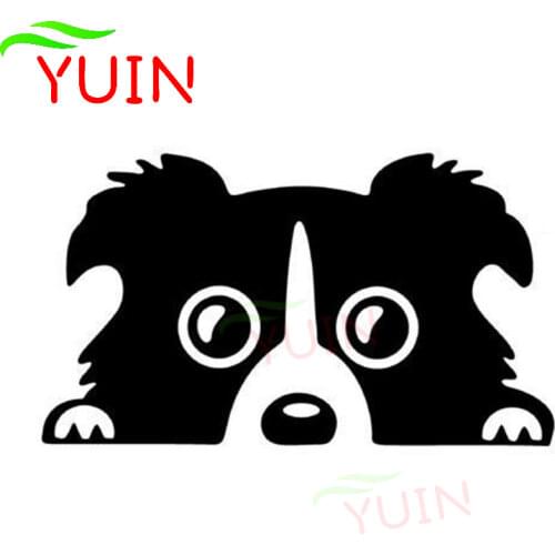 Car Sticker Border Collie DOG Personality Reflective Stickers Design Cars Styling Accessories PVC Waterproof Sunscreen Decal