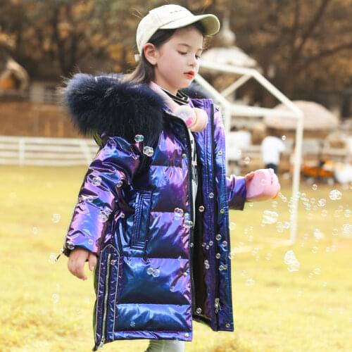 Children Winter Down Jacket 2021 New Kids Thicken Coat for Boy -30℃Fashion Girl Snowsuit Windproof Girls Clothes 4-12Y