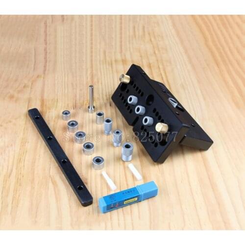 DIY Woodworking tools 3 in 1 Dowelling Jig for Furniture Fast Connecting Cam Fitting KF1027