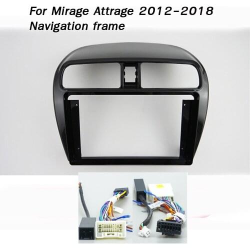 For Mirage Attrage 2012-2018 Central control host modified set frame Android navigation display panel