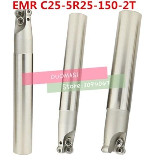 EMR C25-5R25-150 Bore Indexable Shoulder End Mill Arbor,Mill Cutting Tools, Insert of carbide inserts RPMT1003/RPMW1003