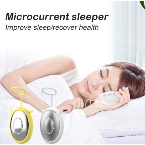 Hot Microcurrent Sleep Helper Sleep Aid Hand Holding Fast Sleep Instrument Head Relaxation Massage USB Charging Health Care