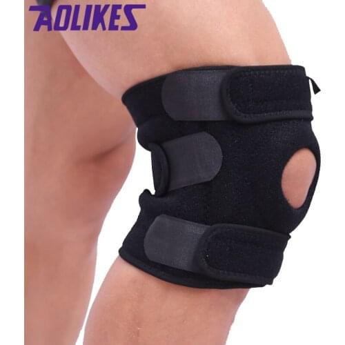 1 pair AOLIKES gym knee pads Meniscus protetor joelho support brace Damping kneepad rodilleras tutore ginocchio ginocchiere