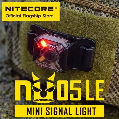 NITECORE NU05LE multi-light source signal lamp USB charging riding warning light