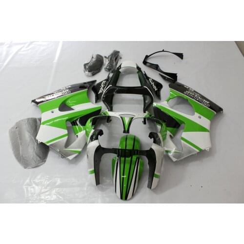 New Injection mold ABS Fairing kit for Kawasaki ninj ZX6R 636 ZZR600 600cc 2001 2002 2000 00 01 02 fairings set green black