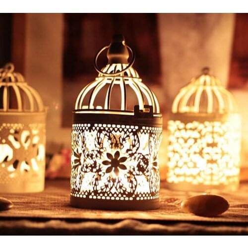 New arrival Decorative Moroccan Lantern Votive Candle Holder Hanging Lantern Vintage Candlesticks Home Decoration