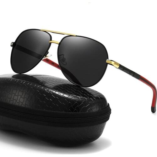 Fashion Photochromic Men Polarized Sunglasses Alloy Legs Frame UV400 Sun Glasses Classic Pilot Mirror Sun Glasses Mens Driving