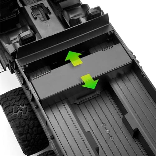 Plastic RC Car Rear Bucket Toolbox Sliding Accessories for GRC TRX6 Hunter Rear Fight#G163DB RC Car Upgrade Parts