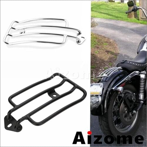 Motorcycle Rear Solo Seat Steel Luggage Rack For Harley XL 1200 Sportster Custom Forty-Eigh Nightster Roadster Seventy Two 04-15