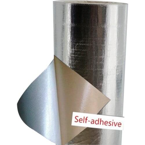 Fiberglass Cloth Insulation Self adhesive Aluminum Fiberglass Heat Shield Protection insulation exhaust