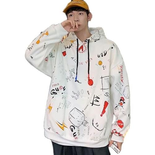 Single Road Mens Anime Hoodies Men Hip Hop Harajuku Sweatshirt Male Japanese Streetwear Oversized Yellow Hoodie Men Sweatshirts