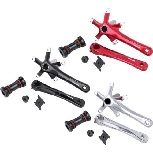 Bike Crank Aluminum Alloy 170mm Left Right Crank Arm Set with 68mm Bottom
