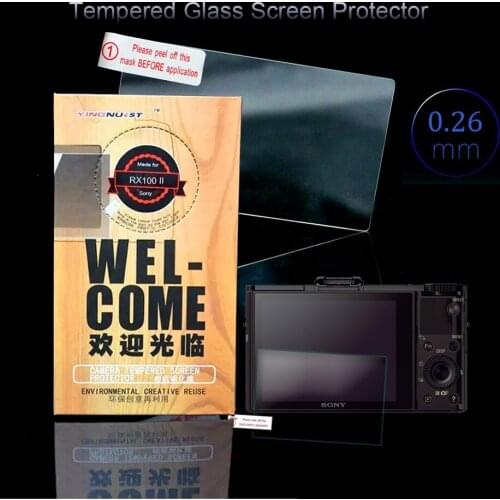 LCD Camera Tempered Glass Protector Screen For SONY RX100 II / M2 RX100II RX100M2 RX100 Mark II 3 inch Camera Protective Film