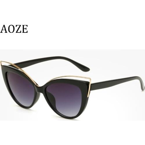 2020 Cat Eye Sunglasses Womens Fashion Design Brand Gradient Sunglasses Ladies Eyewear UV Women ins Popular