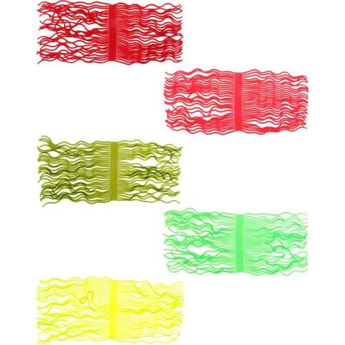 11cm Fly Tyling Worms Body Squirmy Wormy Material Fly Tying Material DIY Tool Ultra Soft Plastic Fishing Tools