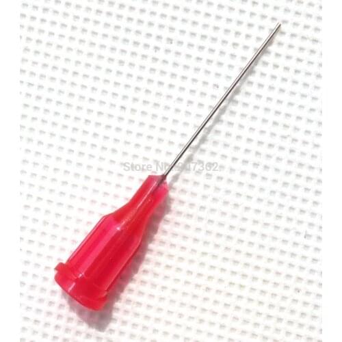 200pcs/lot 25gauge 1inch Epoxy Precision Blunt Needle Dispense Tips