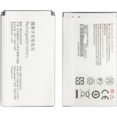 3100mAh AB3100AWMT AB3100AWMC Battery for Philips Xenium E560 CTE560 E181 E180 CTE181 CTE180 CTE180BK Mart +Tracking Number