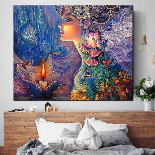 Character Diamond Embroidery abstract Full Drill Square Room Home Decor Picture 5D DIY Diamond Painting Mosaic Beautiful Girl