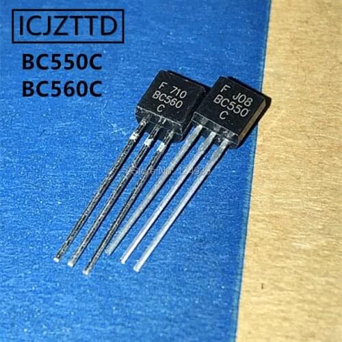 BC550C BC560C TO92 NEW MADE IN CHINA TO-92 BC550 BC560 550 560 550C 560C BC560B BC550B
