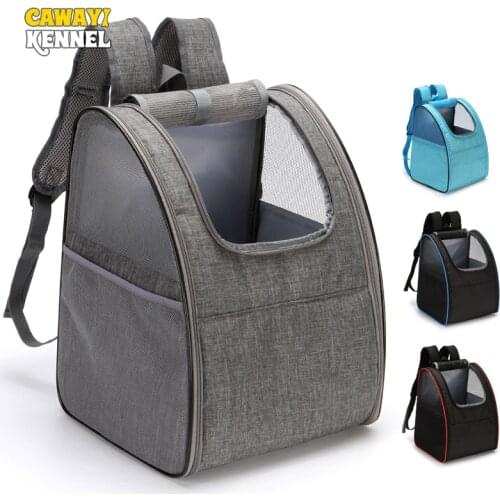 CAWAYI KENNEL Oxford Pet Backpack Dog Outing Bag Carrying Bags for Dogs Cats Travel Carries Bag mochila para perro honden tassen