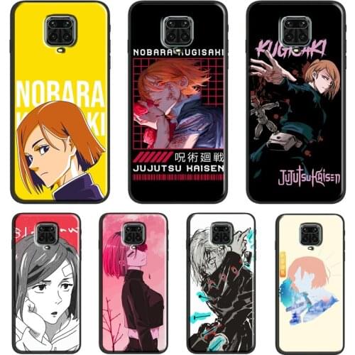 Nobara Kugisaki Jujutsu Kaisen Manga Funda For Xiaomi Redmi Note 10 Pro Note 9 Pro Note 8 Pro 7 K40 8T 9S 9A 9C 9T Case Cover