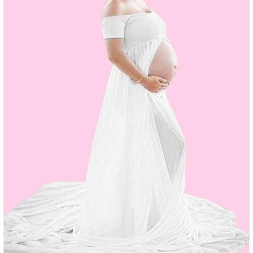 Long Pregnancy Dress Photography Props Dresses For Photo Shoot Maternity Clothes For Pregnant Women Maxi Gown Dresses Premama