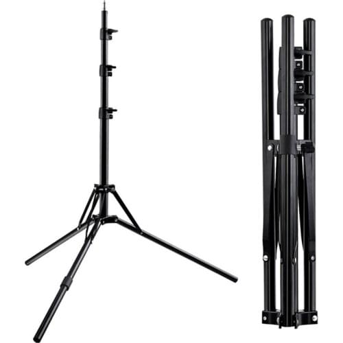 Fosoto Tripod Light Stand &1/4 Screw portable Head Softbox For Photo Studio Photographic Lighting Flash Umbrellas Reflector
