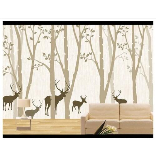 Customized 3D wallpaper 3d wall murals The simple but elegant art LuYing background wall murals wallpaper