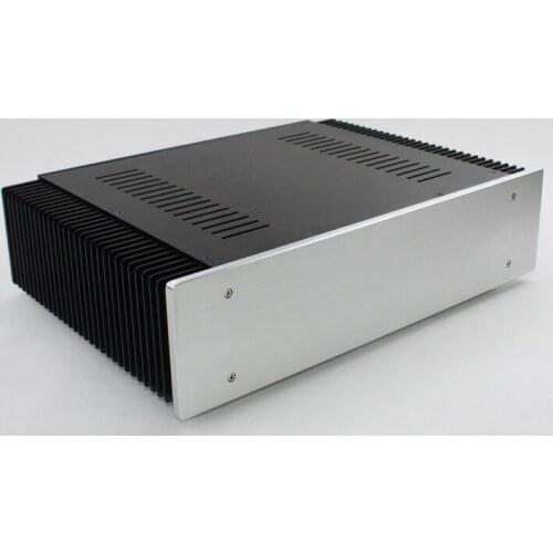 WA61 All aluminum amplifier chassis / Preamplifier case / AMP Enclosure DIY box (430 *110*312mm)