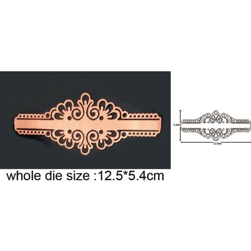 Metal cutting dies cut die mold lace band decoration Scrapbook paper craft knife mould blade punch stencils dies