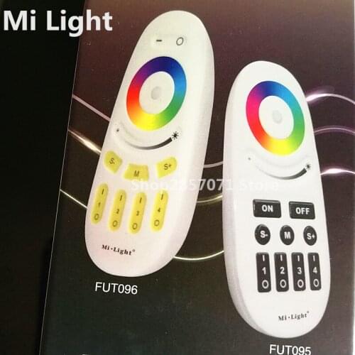 Mi Light 2.4G FUT095 FUT096 RGB RGBW LED Controller Button/Touch RF Wireless Remote for MiLight LED Bulb Strip lamp Light