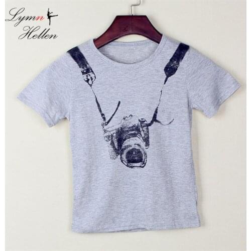 1-8 Years Baby Boys Cotton Top Summer Short Sleeves Cartoon Print Round Neck T- Shirt Infant Kids Costume Top Outfit Clothing