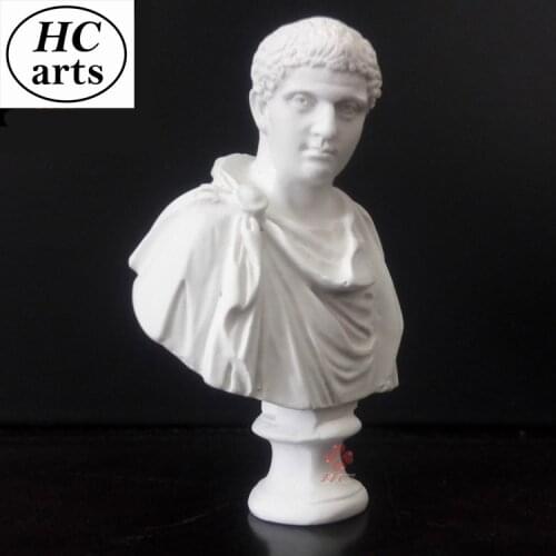 Roman Emperor Getta Resin Mini Plaster Statue Art Sketch Teaching Aids European Desktop Decoration