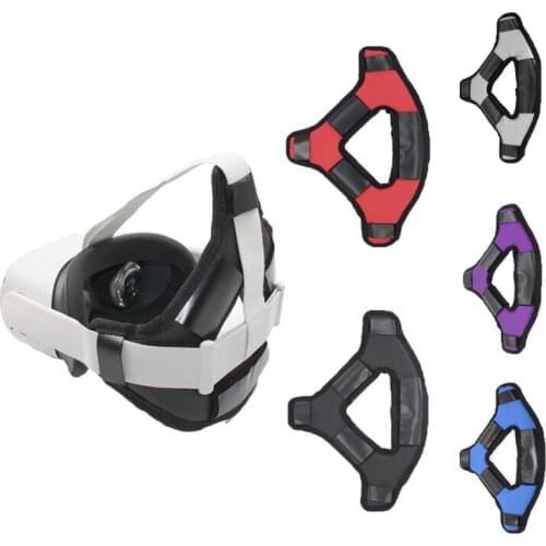 VR Helmet Head Pressure-relieving Strap Foam Pad for Oculus Quest 2 VR Headset Cushion Headband for Quest2 Fixing Accessories