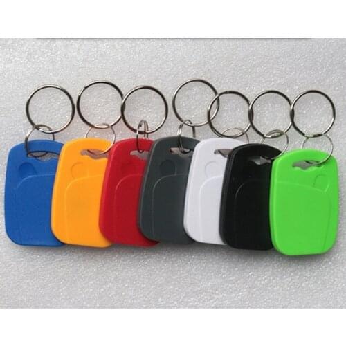 Dual Chip Frequency RFID 13.56Mhz 1K UID and t5577 125 kHz ID key tag Readable Writable Rewrite for copy clone backup 1000pcs