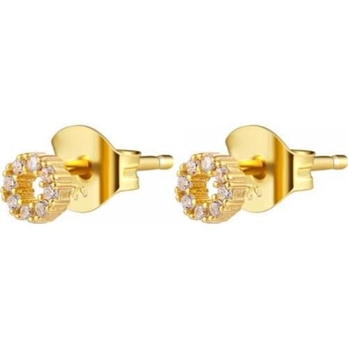 925 Sterling Silver Ear Needle Exquisite Crystal Zircon Earrings Simple And Fashionable Jewelry For Ladies Birthday Party Gifts