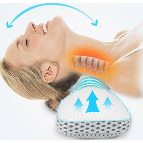 Cervical vertebra pillow thermal pillow to protect the neck to help sleep pillow traction pillow repair cervical vertebra specia
