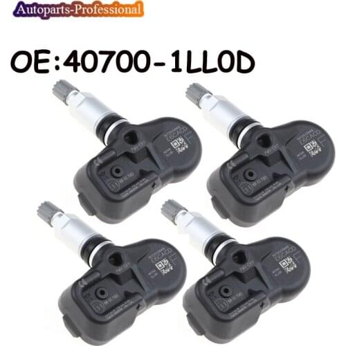 4 pcs/lot Car accessories 40700-1LL0D 407001LL0D Tire Pressure Monitoring System TPMS Sensor Fit For Nissan
