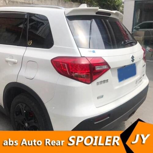 For SUZUKI VITARA Spoiler 2014-2017 VITARA spoiler High Quality ABS Material Car Rear Wing Primer Color Rear Spoiler