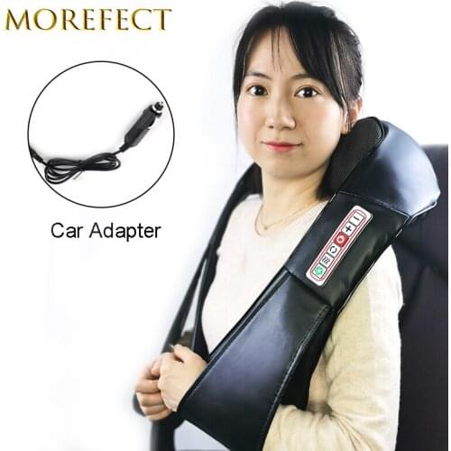 U Shape 4D Electrical Neck Massager Shawl Roller Heat Massage Electric Pain Neck and Shoulder Multi-function Massagem