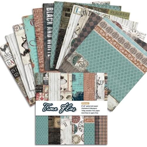 Vintage material paper DIY scrapbooking junk journal base collage gift packaging decoration material paper