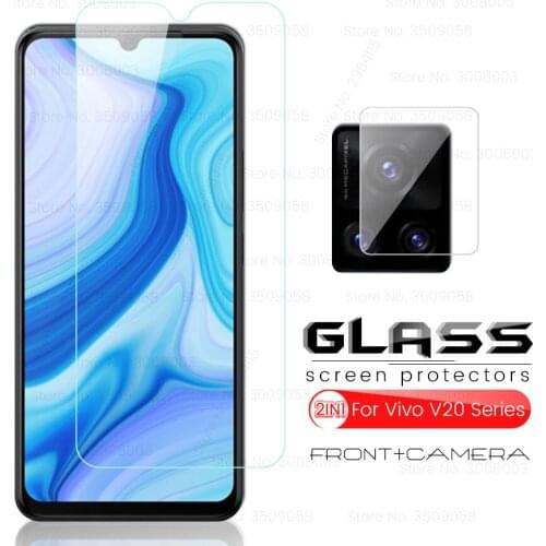 For vivov20 glass camera lens protectors for vivo v 20 v20 se pro 20se v20pro 6.44'' smartphone screen tempered glass cam film